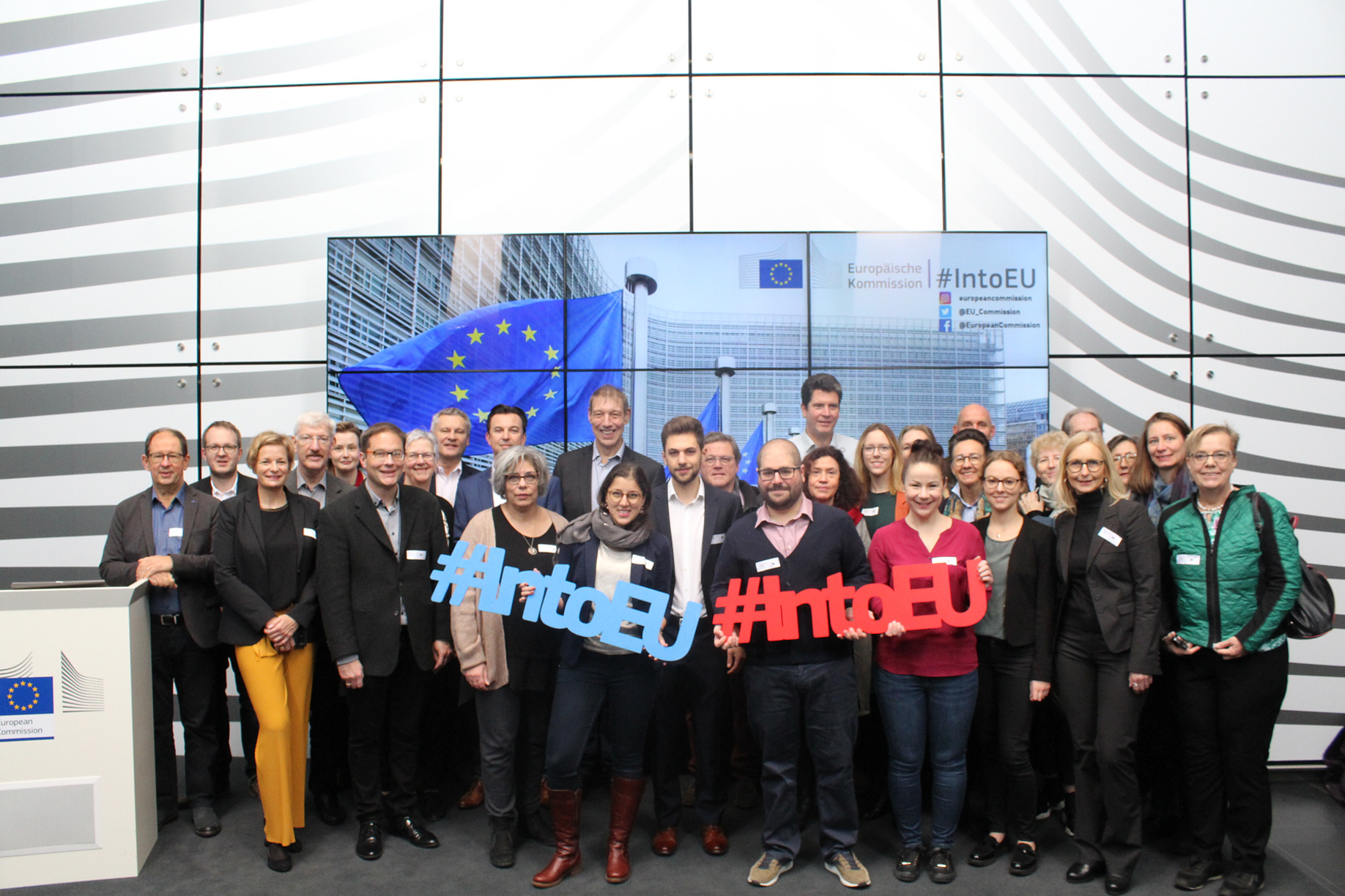 Besuch der EU-Kommission in Brüssel